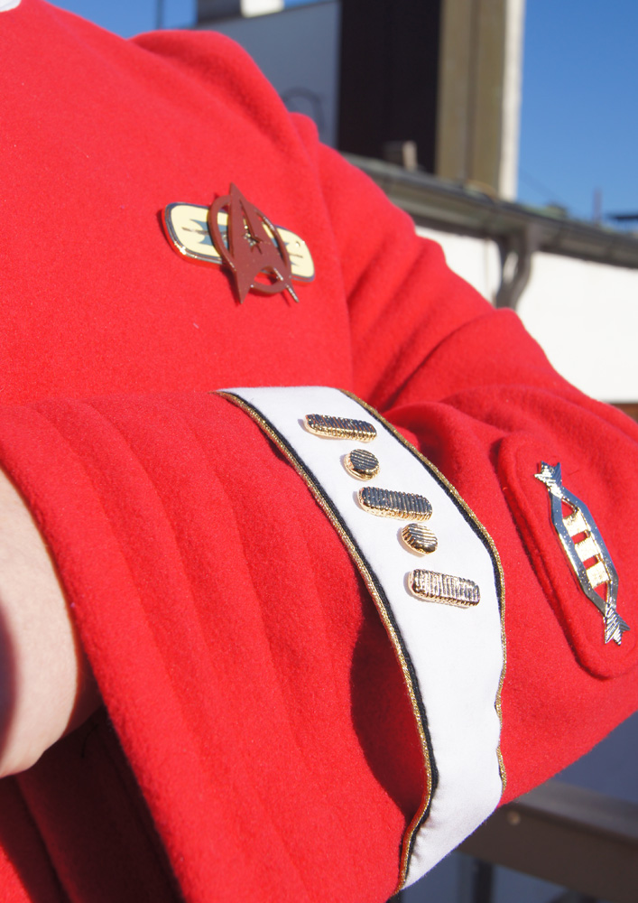 Star Trek TWOK Uniform Detail Arm brust