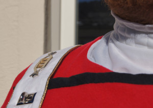 Star Trek TWOK Uniform Detail Kragen geschlosssen
