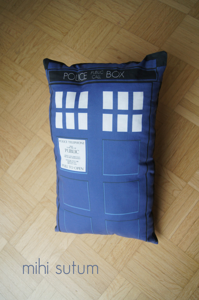 Blue Box Pillow